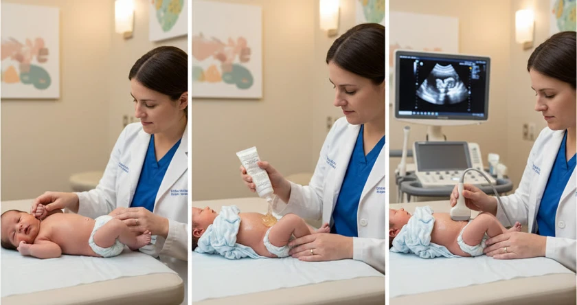 Ecografie șold bebeluși